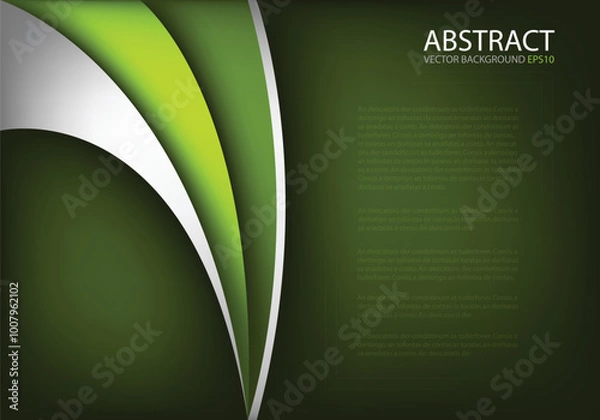 Obraz graphic vector curve line overlap background for text and message design
