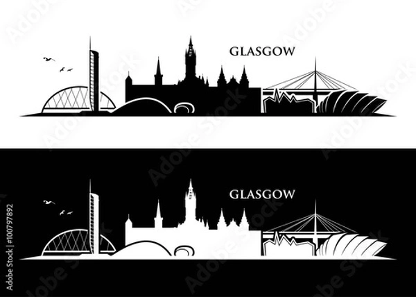 Obraz Panoramę Glasgow