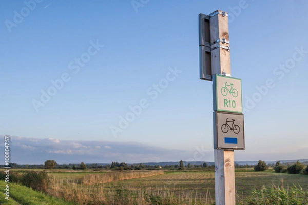 Fototapeta Międzynarodowy szlak rowerowy wokół Bałtyku R-10