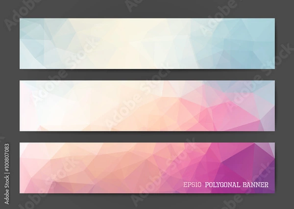 Fototapeta Abstract banner templates