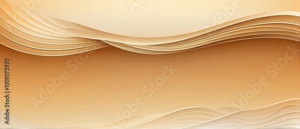 Fototapeta Abstract Paper Wave Background
