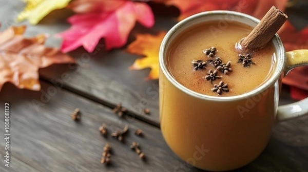 Fototapeta Warm Autumn Drink
