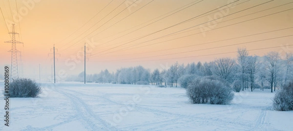 Obraz A winter scene