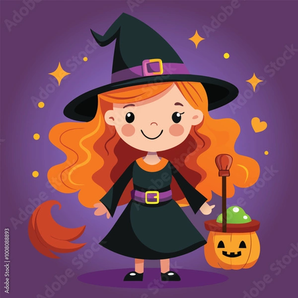 Obraz Halloween Jack-o-Lantern Pumpkins on rustic wooden background