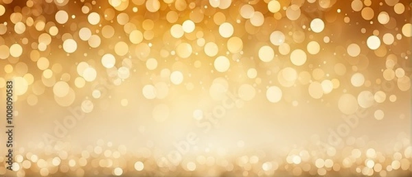 Fototapeta Golden Bokeh Background