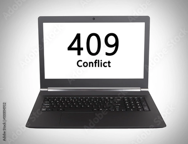 Obraz HTTP Status code - 409, Conflict
