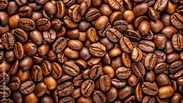 Fototapeta Aromatic Brews offers a carefully curated selection of coffee beans, perfect for lovers, cafés, and culinary endeavors,