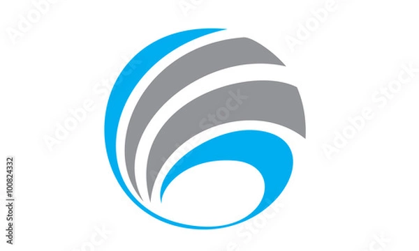 Obraz global G letter logo design