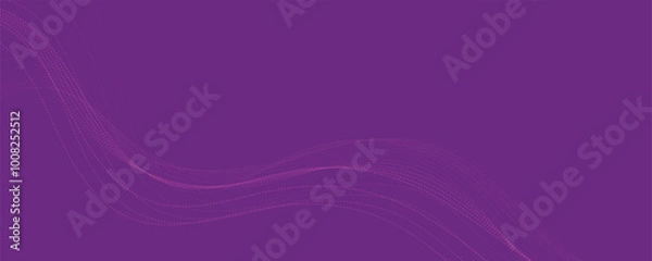 Fototapeta abstract purple wave background