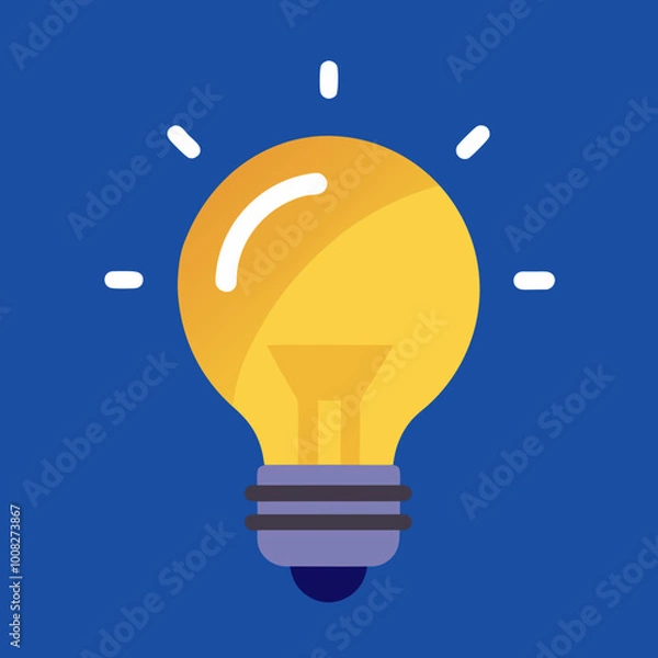 Obraz light bulb icon