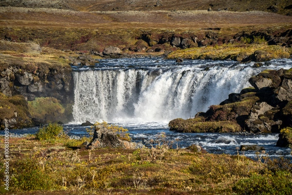 Obraz waterfall in the mountains