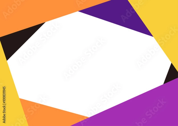 Fototapeta ハロウィンカラーのフレーム