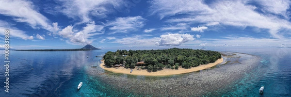Fototapeta Nord Sulawesi, Siladen Island