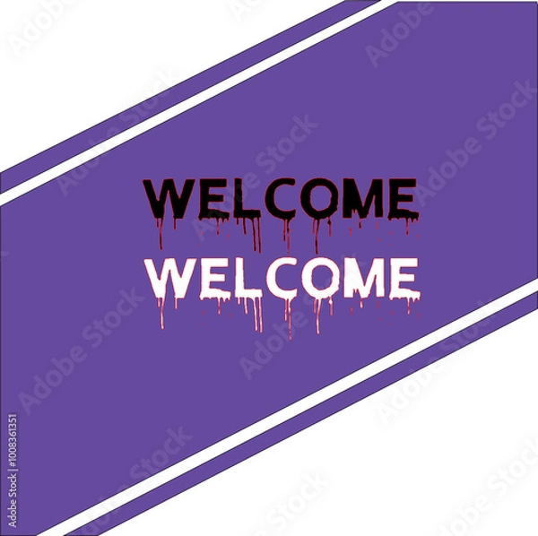 Obraz Horror welcome Post 