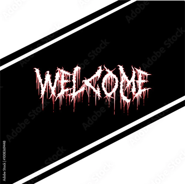 Obraz Game Horror welcome note