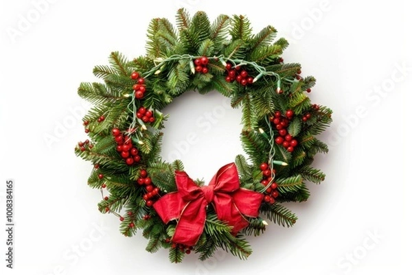 Fototapeta mistletoe on white background