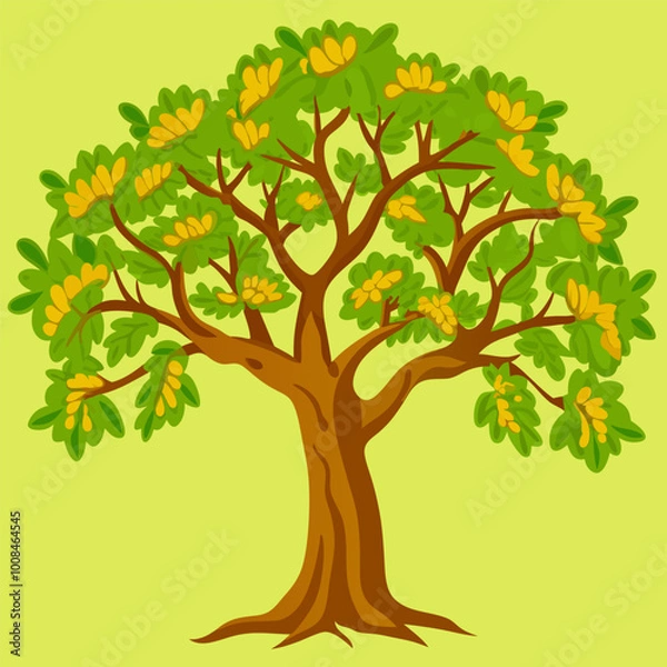 Fototapeta tree with leaves