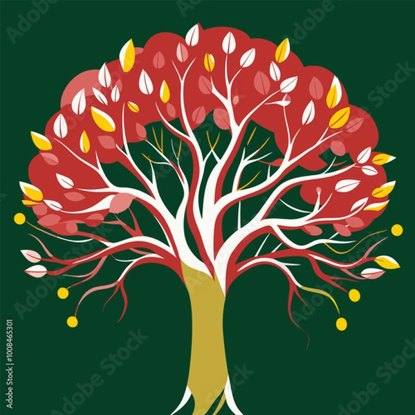 Fototapeta tree with flowers