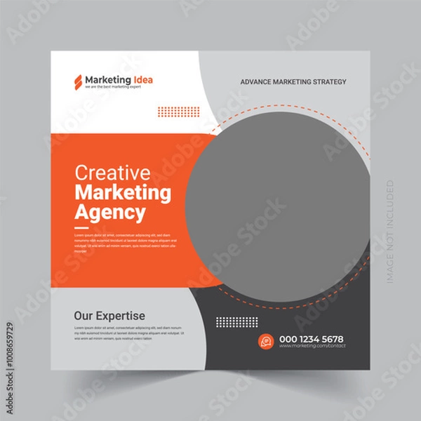 Fototapeta Digital business marketing social media post and web banner template eps


