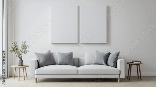 Fototapeta Modern Living Room Decor