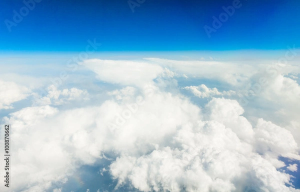 Fototapeta clouds in the blue sky