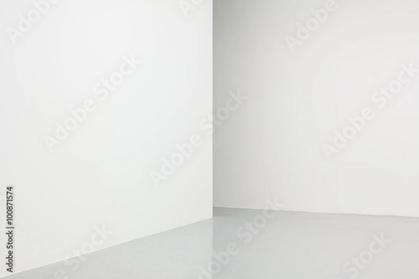 Fototapeta White walls corner photograph