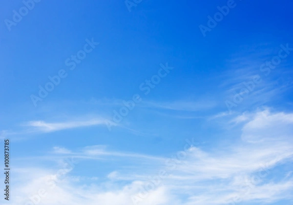 Obraz clouds in the blue sky background