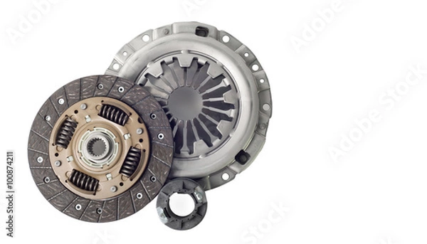Obraz auto parts: clutch plate disk and basket