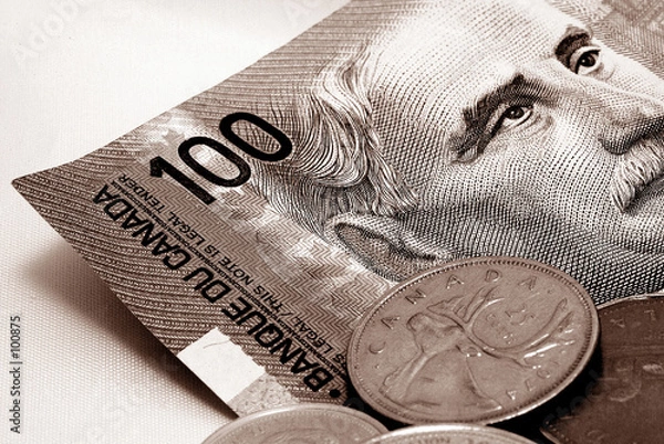 Obraz 100 dollars canada