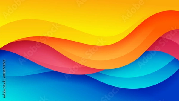 Fototapeta Premium vector background with soft gradient color on background. Eps 10
