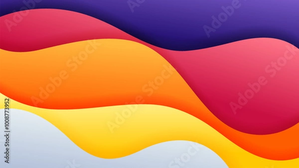 Fototapeta Premium vector background with soft gradient color on background. Eps 10