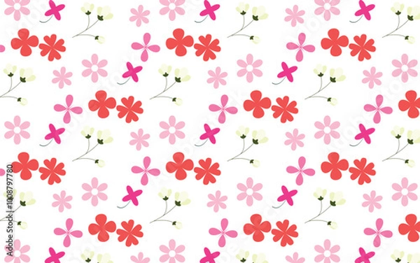 Obraz Seamless floral pattern design