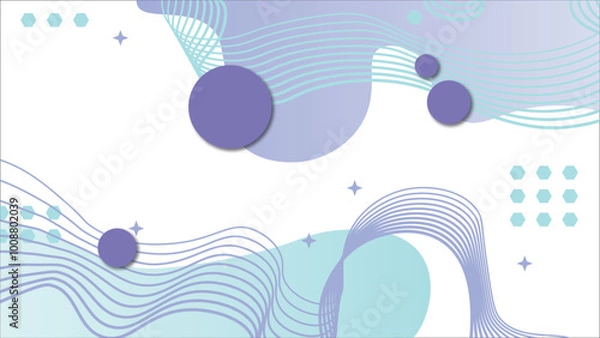 Fototapeta Abstract colorful gradient geometric background. cover design, backdrop, banner, web background. 
