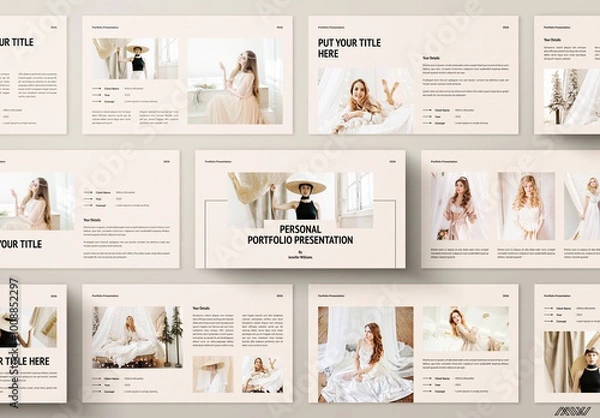 Obraz Parsonal Portfolio Presentation Template