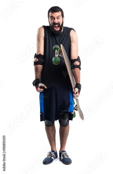 Obraz Skater shouting