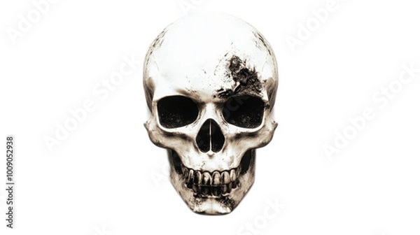 Fototapeta Skull Illustration Isolated On Transparent Background 