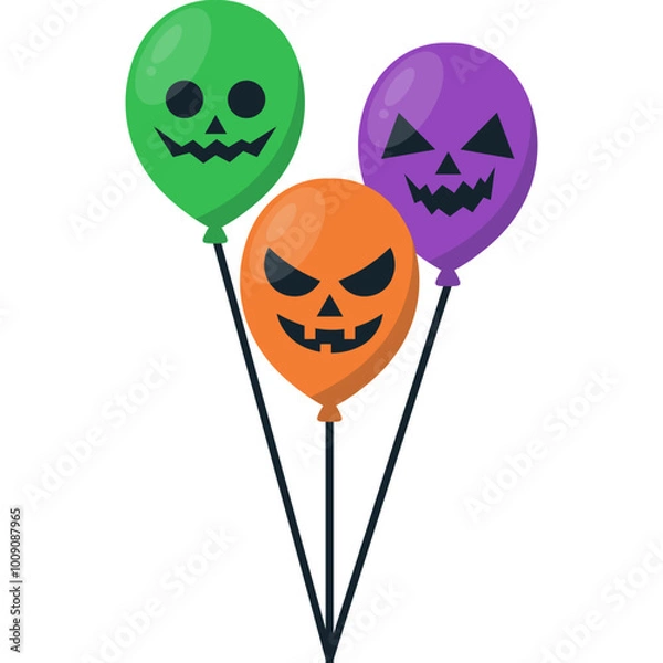 Fototapeta Halloween Balloon Scary Illustration