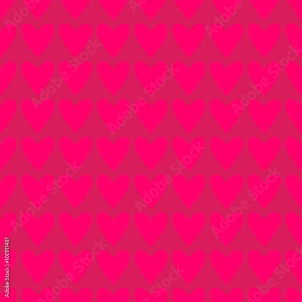 Fototapeta Seamless hearts pattern