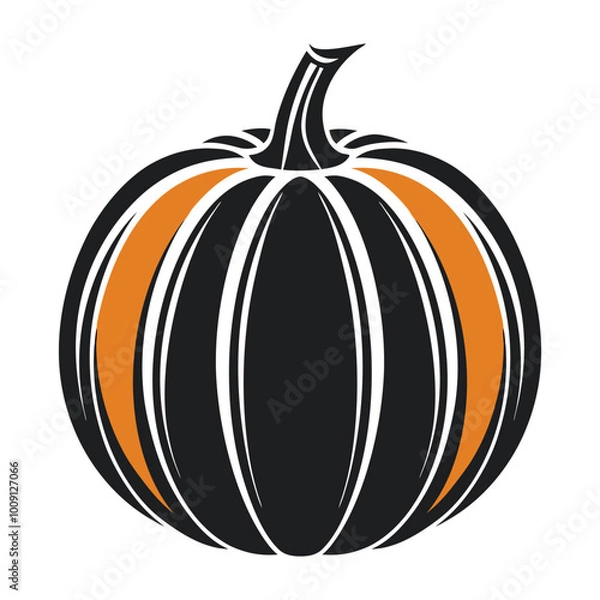 Fototapeta pumpkin isolated on white background