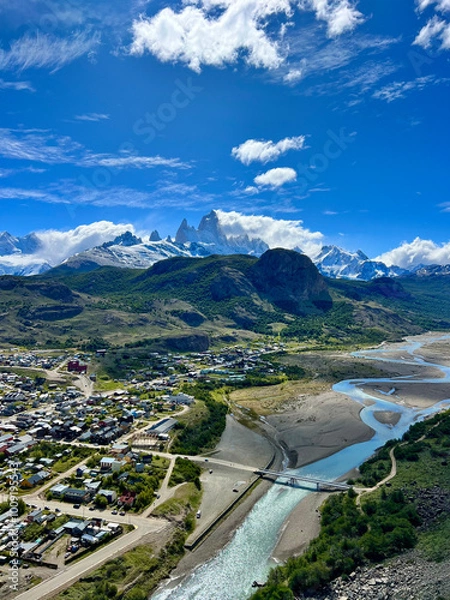 Fototapeta パタゴニア エル チャルテン アルゼンチン