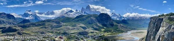 Fototapeta パタゴニア エル チャルテン アルゼンチン