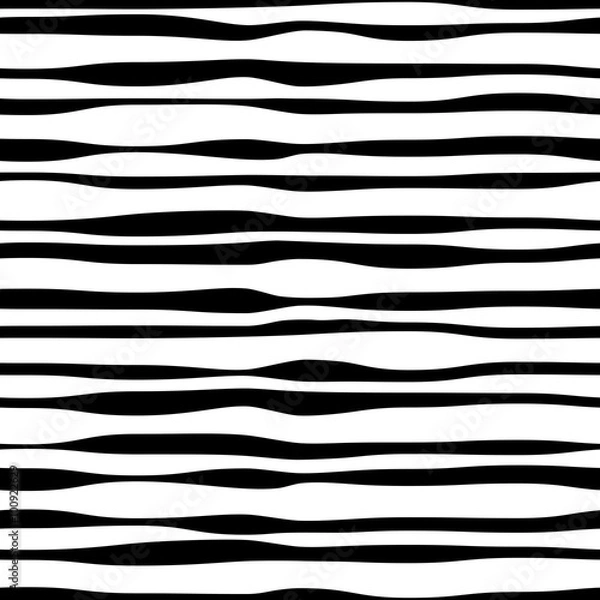 Obraz Abstract wavy seamless pattern