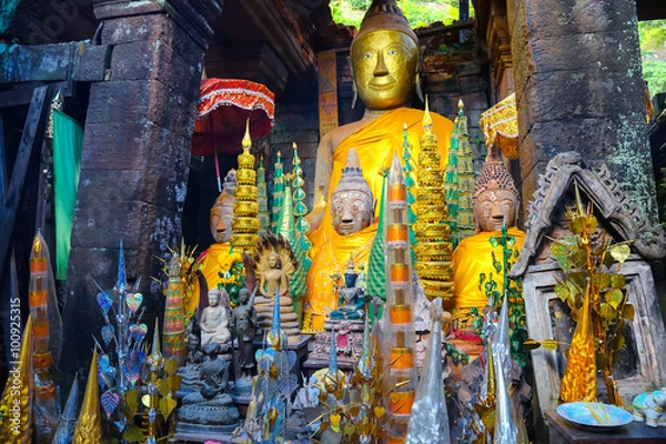 Obraz View of Vat Phou or Wat Phu is the UNESCO world heritage site in Southern Laos