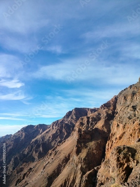 Obraz view of the mountains and sky