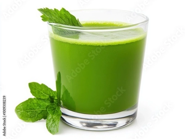 Obraz Refreshing Green Juice for Post-Workout Recovery
