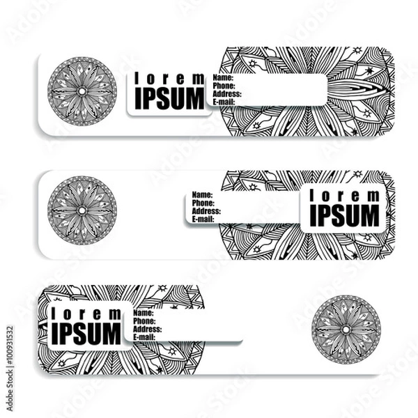 Fototapeta horizontal banner with the image of a Dreamcatcher