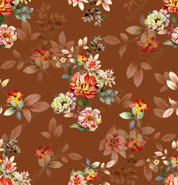 Fototapeta Floral Design, Pattern Design, Allover Design