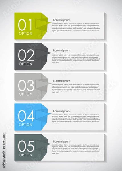 Fototapeta Infographic Design Elements for Your Business Vector Illustration