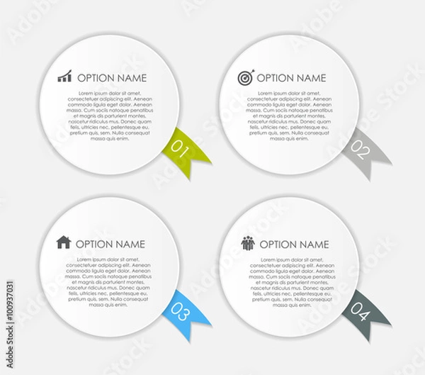 Obraz Infographic Design Elements for Your Business Vector Illustration