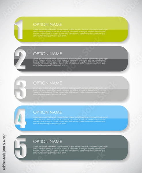 Obraz Infographic Design Elements for Your Business Vector Illustration